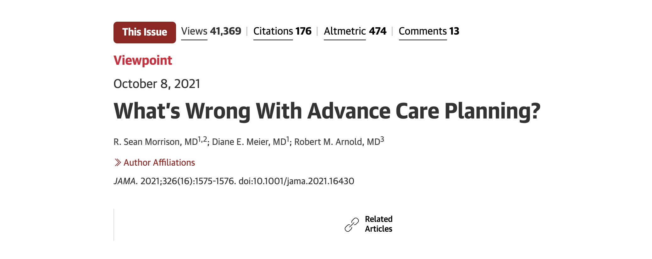 What’s Wrong With Advance Care Planning?